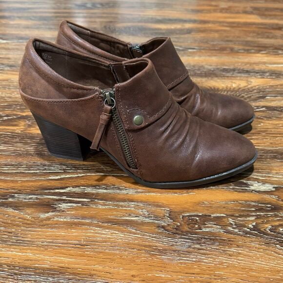 Shoes - Baretraps‎ Finella Size 10 Brown High Heel Ankle Boot Bootie Shoes